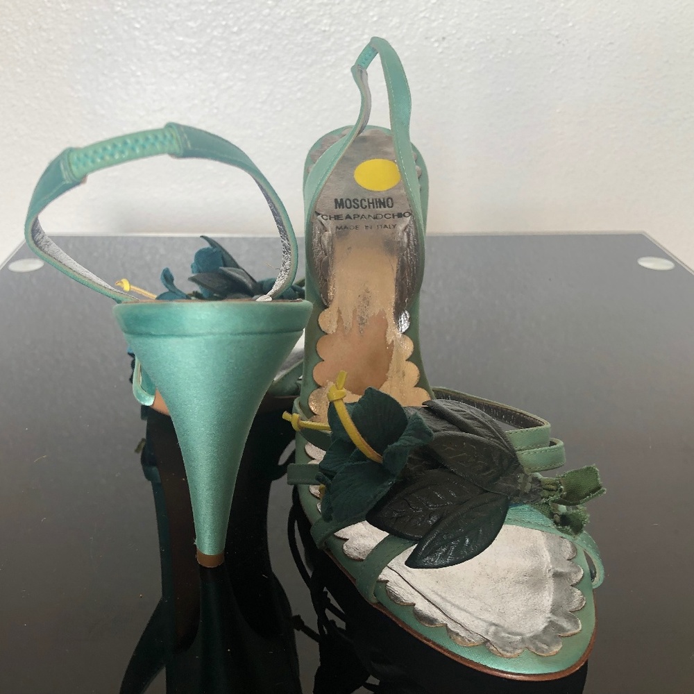 MOSCHINO Vero Heel Sandals  Never Been Worn